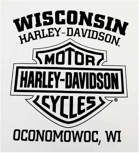 Vista 2 de Harley-Davidson Camiseta para hombre, Willie G Skull manga larga, blanco 30296646