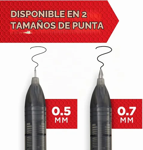 Vista 2 de Sharpie Bolígrafo de punta de flecha (0.028 in) para líneas llamativas, tinta negra, 12 unidades De tinta negra