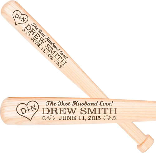 Vista 12 de LifeSong Milestones Personalized Engraved Baseball Bat – Custom Gift for Dad, Son, Brother, or Nephew – Keepsake for Birthday, Graduation, or