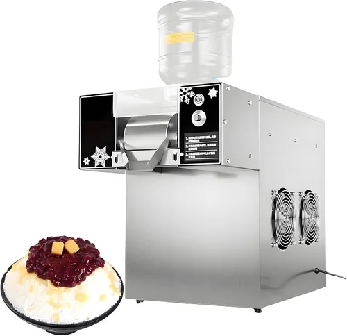 Vista 8 de Commercial Snowflake Ice Machine Shaved Ice Machine With Rapid Cooling Adjustable Speed Ice Cream Maker, Food-Grade Stainless Steel