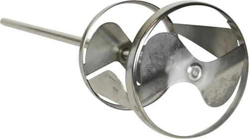 Vista 3 de CO. PS-1 1/2" Shaft 5-10 galones Acero inoxidable Mezclador Blade (paquete de 2)