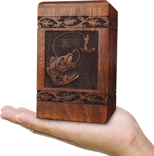 Vista 14 de ZIYA Urnas de recuerdo de mariposa para cenizas humanas, hombres o mujeres, hechas a mano, pequeña urna de cremación conmemorativa para cenizas
