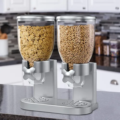 Vista 2 de Dispensador único Zevro de alimentos secos, Dispensador doble