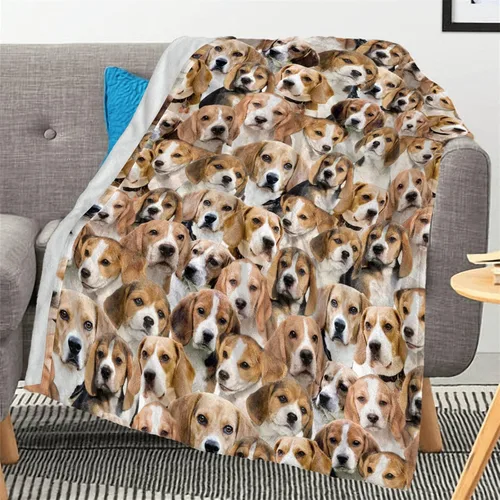 Vista 30 de Airedale - Manta de regalo para perro, linda manta de franela estampada para cama, sofá, sofá