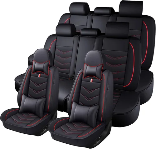 Vista 14 de Funda de asiento de auto para Dodge Durango 2002-2026, funda de cojín duradera, resistente al desgaste, impermeable, transpirable, sin olor, fundas