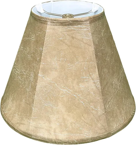 Vista 29 de Royal Designs, Inc. BS-707FC-6AGL Deep Empire Basic - Pantalla para lámpara con clip de llama, 3.5 x 6 x 5.75 pulgadas, color dorado antiguo