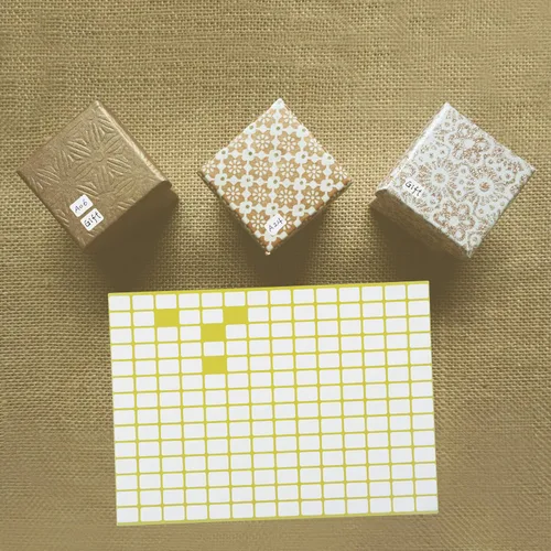 Vista 7 de Paquete de 5880, 30 hojas de etiquetas rectangulares blancas pequeñas calcomanías en blanco autoadhesivas para oficina, hogar, suministros