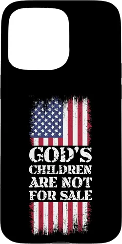Vista 31 de God's Children are Not for Sale Funny Quote God's Children Case for iPhone 17
