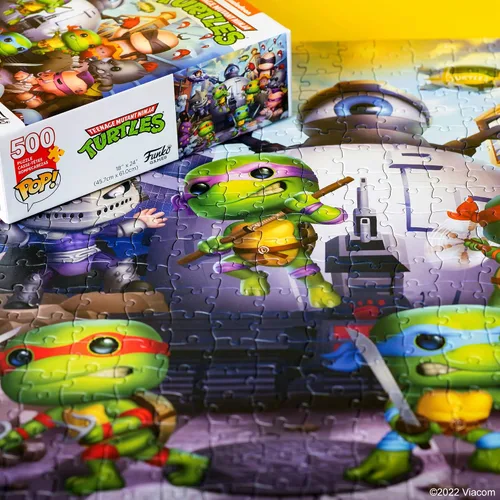 Vista 4 de Funko Pop Puzzle Tortugas Ninja Mutantes Adolescentes