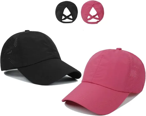 Vista 49 de Gorra de béisbol de ala corta, ajustable, de ala corta, para entrenamiento, pesca, atletismo, para correr