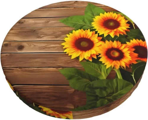 Vista 23 de Ouqiuwa Fundas redondas y lavables para taburetes de bar de baloncesto, 12 pulgadas