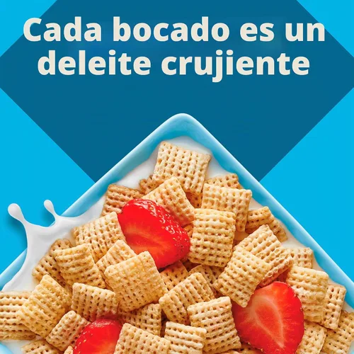 Vista 3 de Rice Chex - Cereal de desayuno sin gluten, ingrediente casero Chex Mix, tamaño familiar, 18 onzas