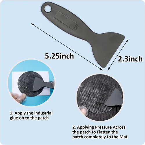 Vista 4 de Hareyou Trampoline Patch Repair Kit 4 inch Circle On Patches Repair Trampoline Mat Tear or Hole
