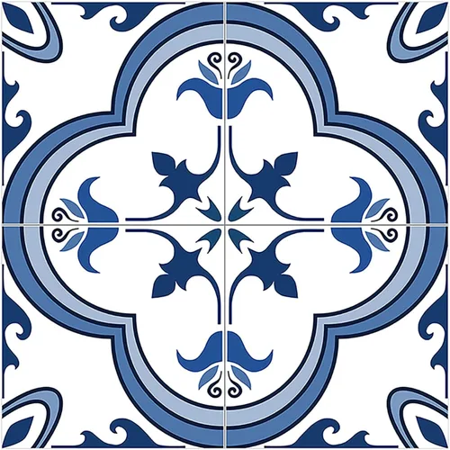 Vista 11 de Pegatinas de Azulejos para Salpicadero de 6x6 pulgadas en Verde, Despegar y Pegar, Patrón Mandala, Calcomanías de Azulejos Decorativas para Cocina