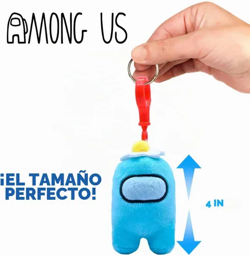 Vista 4 de Just Toys LLC Perchas para mochila de felpa de 3 pulgadas de Among US - Serie 2