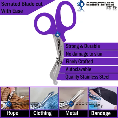 Vista 8 de TIJERA DE CORTE DE VENTA EMT/UTILITY DE 7.25", 7 1/4", MORADO