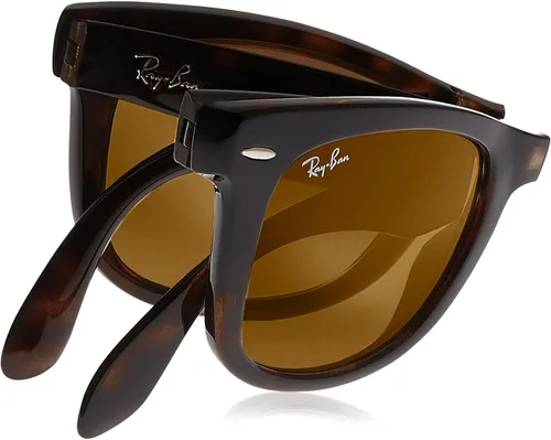 Vista 5 de Ray-Ban Gafas de sol plegables Wayfarer RB4105, marrón (Crystal Brown)