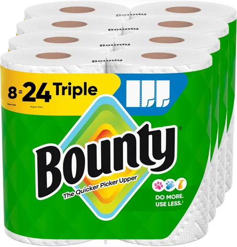 Vista 13 de Bounty Select-A-Size - Toallas de papel, impresiones, 2 rollos triples = 6 rollos regulares Prints