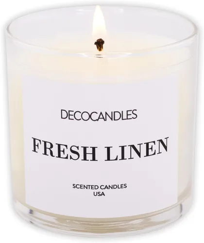Vista 52 de Conceptos Urbanos de DECOCANDLES - Manzana Canela - Vela de soya altamente perfumada - Larga duración - vertida a mano en Estados Unidos (6 Oz.)