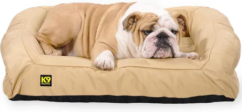 Vista 19 de K9 Ballistics Tough Bolster Cama Sofá Almohada Anidable para Perros para Razas Toy y Extra Pequeñas - Duradera, Resistente al Agua con Funda