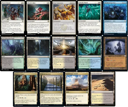 Vista 6 de Commander Atraxa Toxic Infect Deck – Negro Blanco Azul Verde – EDH CEDH – Atraxa, Praetors' Voice – 100 cartas – Magic Custom The Gathering Deck
