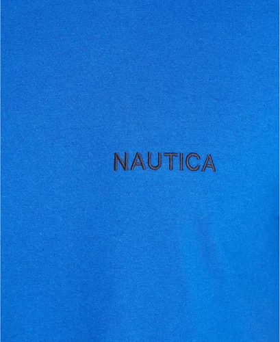 Vista 8 de Nautica - Camiseta de manga corta, color sólido y cuello redondo