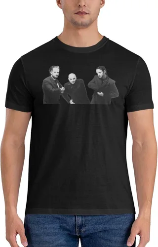 Vista 3 de Soda Music and Stereo - Camiseta de manga corta para hombre, diseño casual, cuello redondo, unisex, color negro
