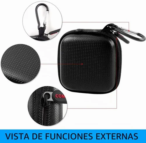 Vista 2 de Estuche para lector de tarjetas con chips, soporte duro para bolsa de transporte cuadrado A-SKU-0485 sin contacto y lector de chips con cable