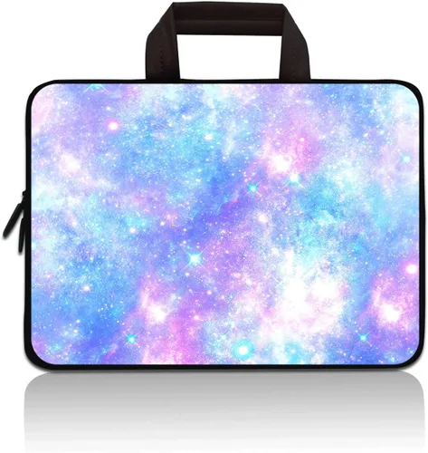 Vista 7 de Funda universal para tablet infantil de 7 a 9 pulgadas, a prueba de golpes, de neopreno, con asa con cremallera, portátil, compatible con Apple iPad