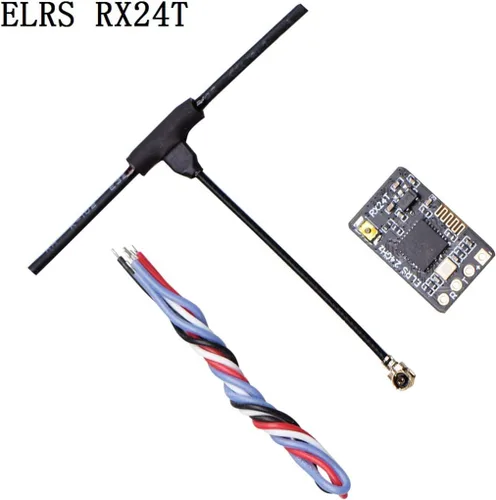Vista 5 de ExpressLRS RX24T Receptor 2.4G ELRS Radio Nano de largo alcance para DIY Racing Drone LR4 LR5