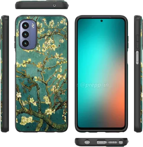 Vista 7 de CoverON Funda diseñada para Motorola Moto G Stylus 2022, funda delgada y flexible de TPU - Flor de almendra