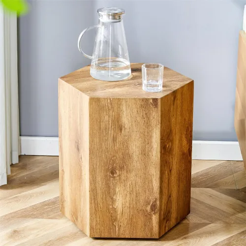 Vista 20 de Mesa auxiliar, mesa auxiliar, mesa de sala de estar, moderna mesa de sofá, mesa auxiliar de mármol sintético, mesita de noche para sala de estar