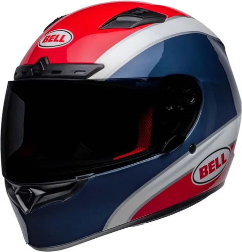 Vista 3 de Bell Moto Qualifier DLX MIPS Classic Gloss Navy/Red L