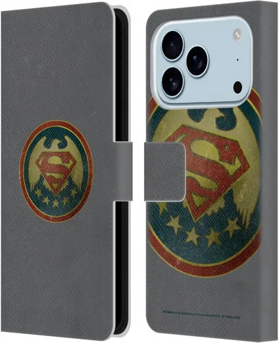 Vista 86 de Head Case Designs Funda de piel con licencia oficial de Superman DC Comics con logotipos negros y rojos compatible con Apple iPhone 11