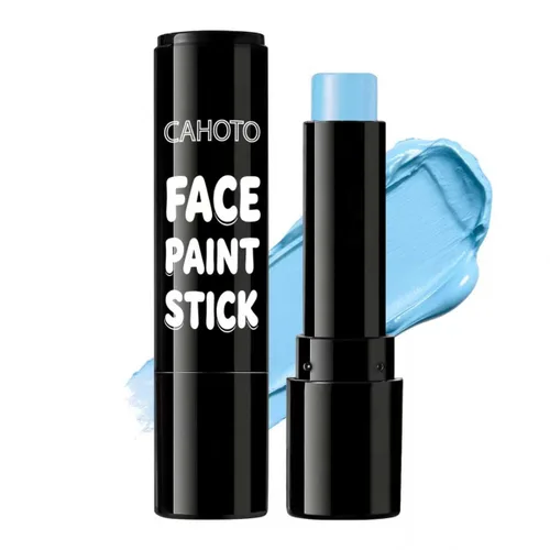 Vista 27 de Barra de pintura blanca para el cuerpo de la cara, pintura deportiva Blanco