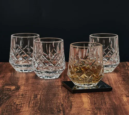 Vista 4 de Mikasa Wesley - Vasos de whisky dobles a la antigua, juego de 4, 11 onzas