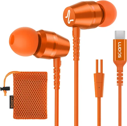 Vista 31 de LUDOS OMNITONE Auriculares con cable in-ear, 5 años de garantía, auriculares con micrófono, conector de 3.5 mm, auriculares con cable