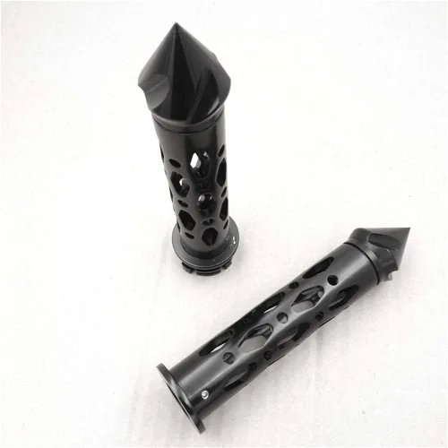 Vista 5 de SMT-CNC 7/8 '' extremos de barra de púas Empuñaduras compatibles con Suzuki GSXR Hayabusa Yamaha FZR YZF 600 R1 R6 motocicleta [B012HTOFI4]
