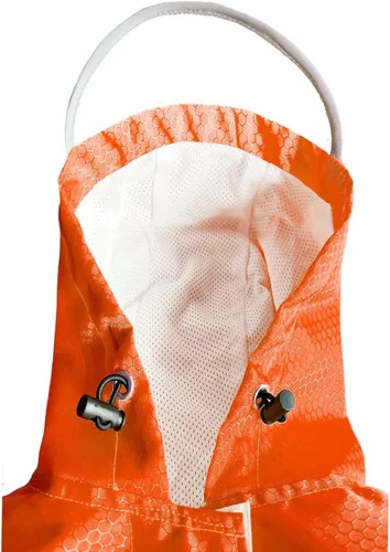 Vista 4 de Chubasquero Impermeable para Perros Resistente al Agua Reflectante - Poncho Ligero Transpirable con Capucha Abrigo Impermeable con Correa Ajustable