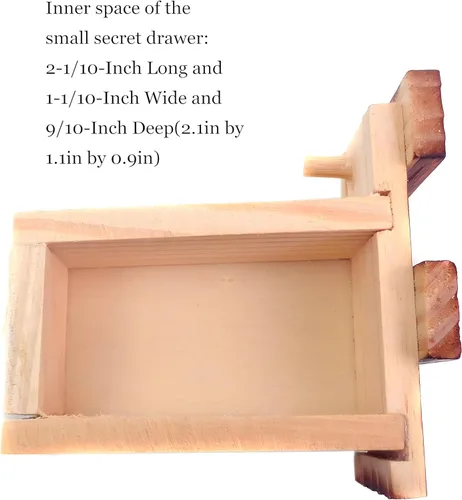 Vista 7 de MAGIKON Brain Teaser Cube Puzzle Toy (Cajón de rompecabezas secreto)