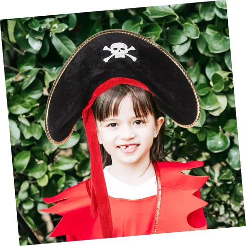 Vista 3 de balacoo 1 Set halloween party disfraces de halloween para niños DIY accessories pirate accessories kit caps halloween costumes pirate party favor