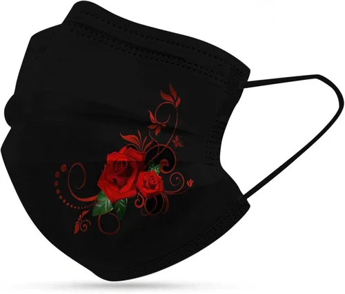 Vista 2 de 50 cubrebocas de mariposa, tela de protección de 3 capas, diseño de mariposa de verano para adultos y niños, regalo de fiesta al aire libre