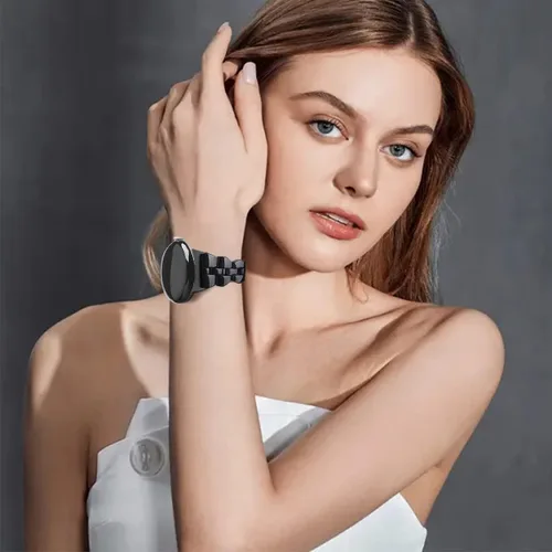 Vista 5 de Compatible con Google Pixel Watch 4 3 1.614 in/Pixel Watch 2 1 bandas para mujer, elegante pulsera de resina de repuesto ajustable