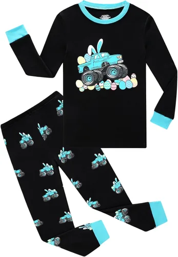 Vista 9 de Dolphin&Fish Pijamas de Niño de Manga Larga de Algodón Ropa de Niños Ropa de Dormir para Niños Pequeños