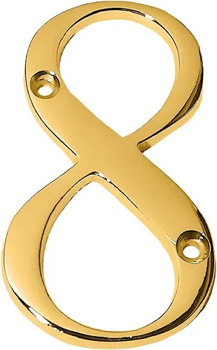 Vista 15 de Clio Números de buzón de latón macizo de 3 pulgadas, números de casa para exteriores, placas de dirección para números de casa, letrero de dirección
