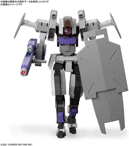 Vista 4 de Bandai Hobby - AMAIM Warrior at the Borderline - #12 Brady Fox HG 1/72 Model Kit
