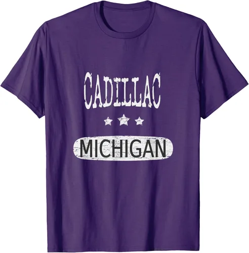 Vista 72 de Vintage Cadillac Michigan Camiseta