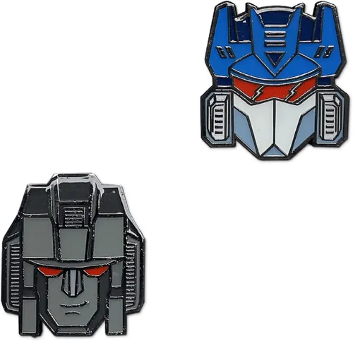 Vista 6 de Transformers Decepticons Soundwave y Starscream - Juego de 2 pines esmaltados, Esmalte, Sin gemas.