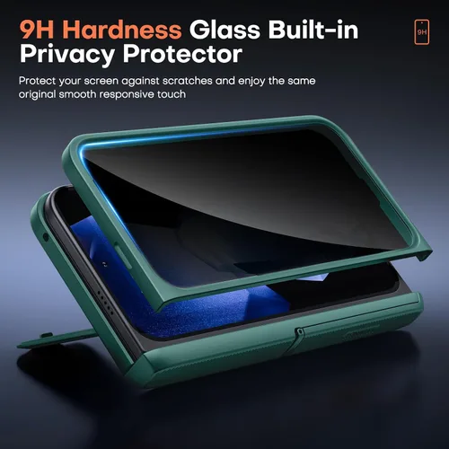 Vista 4 de TONGATE Funda magnética para Pixel 9 Pro Fold con protector de pantalla de privacidad, [compatible con MagSafe]