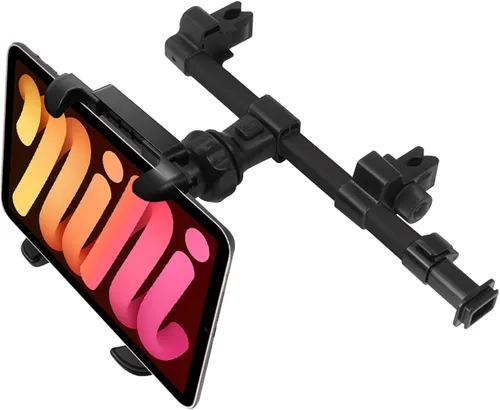 Vista 10 de Cellet Soporte universal para reposacabezas de coche para tabletas y teléfonos, soporte giratorio de 360° para tableta con brazo extensible